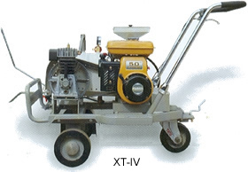 operator propelled Primer sprayer and Sweeper for thermoplastic application